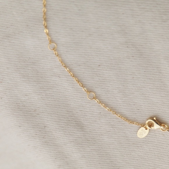 Mother of Pearl Necklace | 14k Gold Plated - Picture 8 of 8